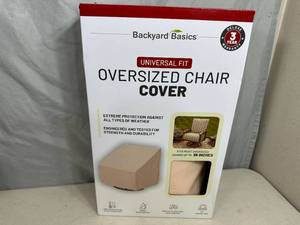 lot 106 image: New Backyard Basics Oversize Patio Chair Cover
