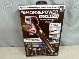 lot 139 image: New Horsepower Pocket Pony Cordless Power Scrubber