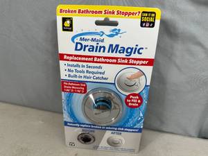 lot 185 image: New Mer-Maid Drain Magic Replacement Sink Stopper