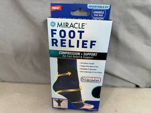 lot 194 image: New Miracle Foot Relief Compression and Support Brace