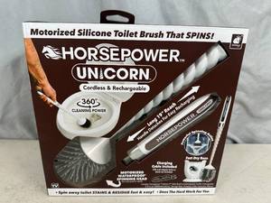 lot 264 image: New Horsepower Unicorn Cordless Motorized Toilet Brush
