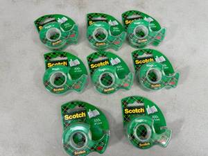 lot 272 image: 8 New Rolls of 3M Scotch Magic Tape