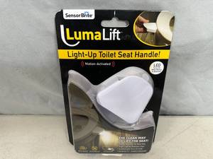 lot 282 image: New Luma Lift Light-Up Toilet Seat Handle - Motion Activated