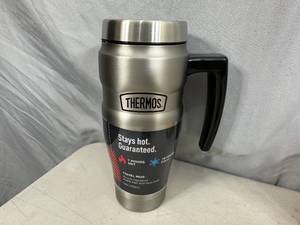 lot 298 image: New Thermos 16 oz Stainless Steel Travel Tumbler