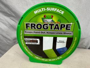 lot 304 image: New Roll of Frogtape Premium Painters Tape - 1.88 inch