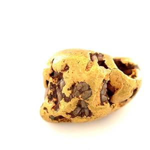 Natural Gold Nugget + Gold Crystal Specimen – 3.13 Grams