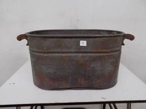 lot 9 image: Antique Copper Boiler