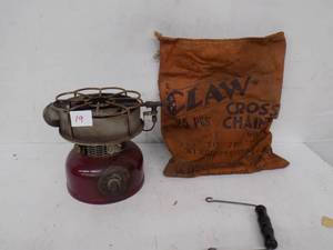 lot 19 image: AGM Gas Stove  Vintage camping stove