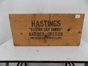 lot 74 image: Vintage Wooden Crate