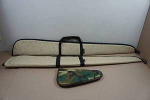 lot 54 image: 2 Allen Long Gun Cases and Pistol Case