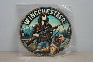 lot 82 image: Vintage Style Metal Sign - Winchester