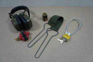 lot 115 image: Gun Locks and Ear Protection