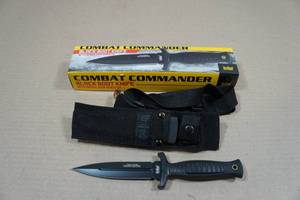 lot 13B image: United Cutlery Combat Commander Black Boot Knife