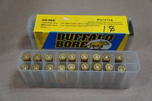 lot 166 image: 18 Buffalo Bore .460 S&W 360 Gr LFN Ammo