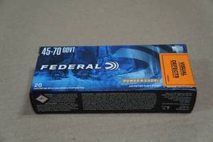 lot 172 image: 20 Federal Power-Shok .45-70 Govt 300 Gr JSP Ammo