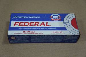 lot 173 image: 20 Federal .45-70 Govt 300 Gr SP HP Ammo