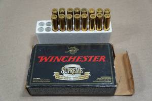 lot 184 image: 16 Winchester Supreme .30-06 Sprg 180 Gr Partition Gold Ammo