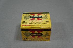 lot 191 image: 300 Winchester Super-X .22 LR 40 Gr Power Point Ammo