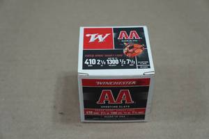 lot 209 image: 25 Winchester AA .410 Bore 2-12 7.5 Shot Shotshells