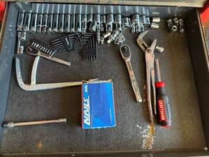 lot 10 image: Craftsman Socket Set with Pliers & Screwdriver - Mixed Chrome Sockets