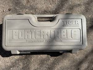 lot 26 image: Porter-Cable Tiger Saw - 10A, Variable Speed 0-2600 SPM, Case