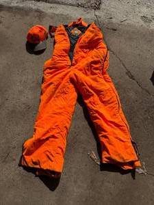 lot 30 image: GSC Guide Series Orange Snowsuit with Cap - 2-Piece Set