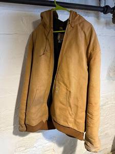 lot 98 image: Carhartt Hooded Duck Jacket - XL Tall - Made in USA
