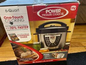lot 170 image: Power Pressure Cooker XL 6-Quart - One-Touch Cooking