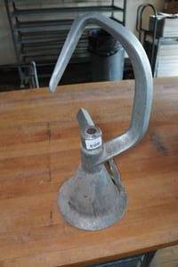 lot 6 image: Industrial Mixer Attachment - Dough Hook