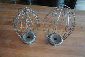 lot 15 image: 2 Industrial Mixer Attachments - Wire Whips