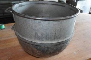 lot 10 image: Industrial Mixer Bowl - 60 Quart