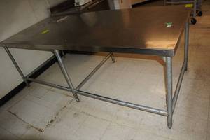 lot 34 image: Stainless Steel Work Table