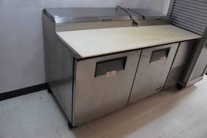 lot 56 image: Stainless Steel Prep Station with Refrigeration