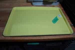 lot 117 image: 25 18x25 Plastic ServingDisplay Trays