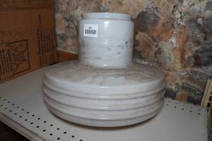 lot 980 image: Antique Milk Glass Light Globe