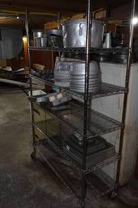 lot 923 image: Metal Storage Rack - Contents Not Included
