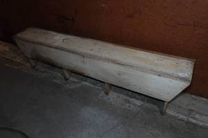 lot 927 image: Antique Wooden Bench