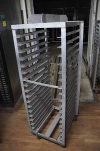 lot 84D image: Industrial Metal Rolling Rack