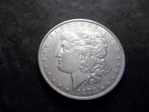 lot 1 image: 1878 Morgan Silver Dollar