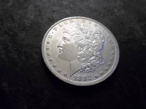 lot 11 image: 1882 O Morgan Silver Dollar