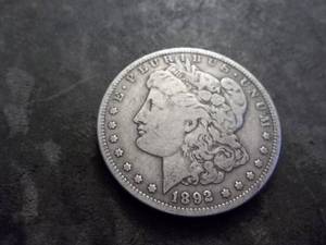 lot 22 image: 1892 O Morgan Silver Dollar