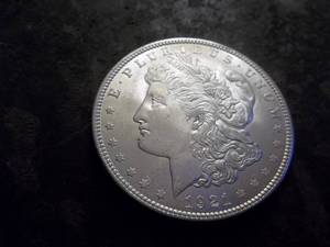 lot 28 image: 1921 Morgan Silver Dollar