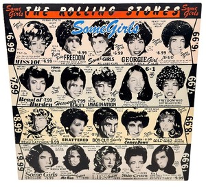 lot 24 image: The Rolling Stones Some Girls LP - 1978 Vinyl with Collage Cover