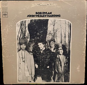 lot 34 image: Columbia Bob Dylan John Wesley Harding LP CS 9604 - 360 Sound Stereo