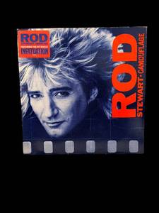 lot 43 image: Rod Stewart Camouflage LP - 1984 Warner Bros. - 2-Disc Set Vinyl Record