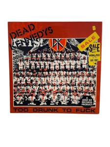 lot 59 image: Dead Kennedys - Too Drunk To Fuck 12 Vinyl (AB Sides) Cherry Red 1981