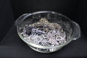 lot 32 image: Mystery Waist Chains - Assorted Silver-Tone Chain Pieces for Costumes & Crafts