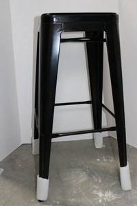 lot 102 image: Bar Stools - Black Metal - Set of 4 - Brand New in Box (Lot of 4)