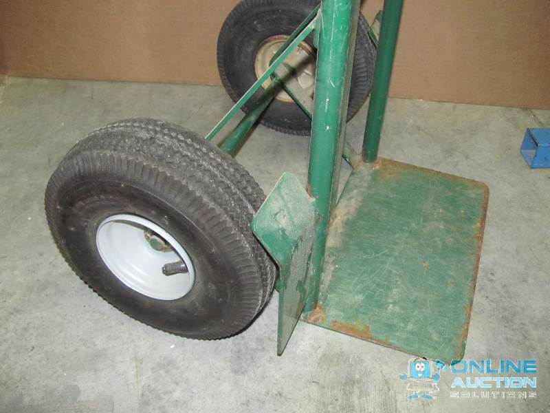 lot 8 image: Heavy-Duty HARPER 2-Wheel Cart w 10" (O...