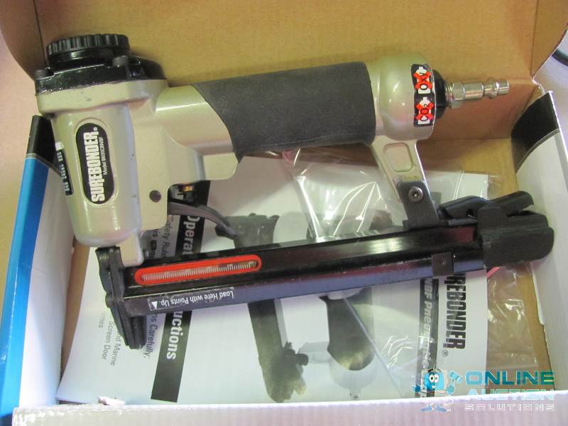 lot 12 image: SUREBONDER Pneumatic Stapler. Model #9600CBNB...